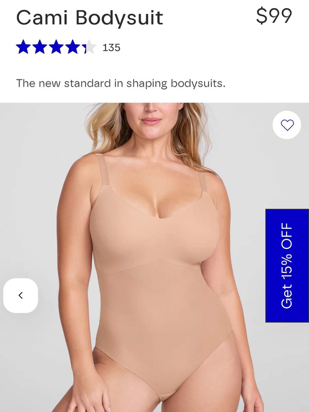 Honeylove Cami Shaping Bodysuit